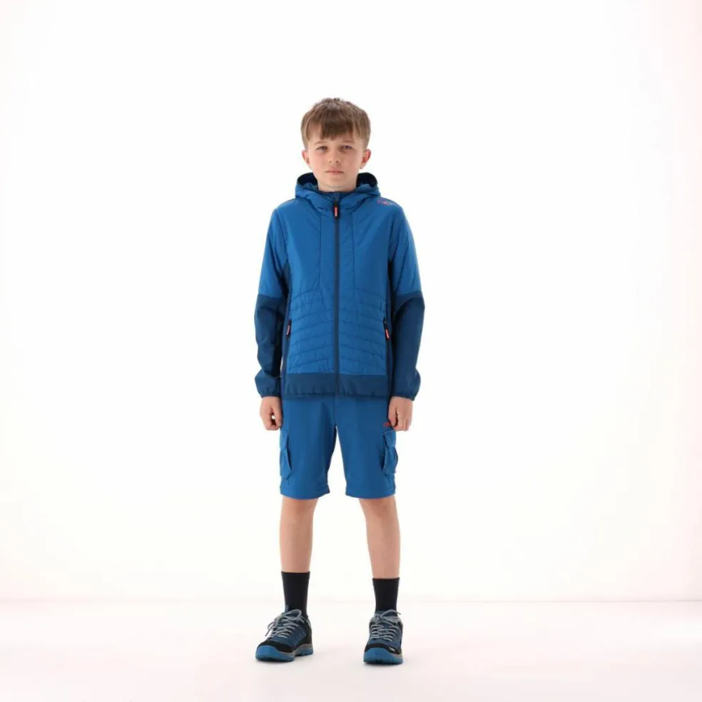 Hybridjacke mit Kapuze für Jungen