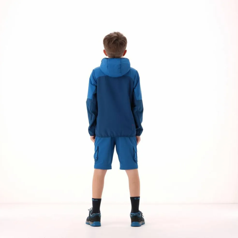 Hybridjacke mit Kapuze für Jungen