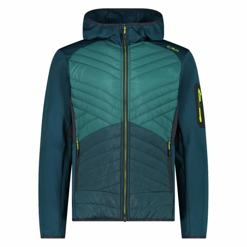 Hybridjacke Unlimitech aus Stretch Performance mit Kapuze für Herren