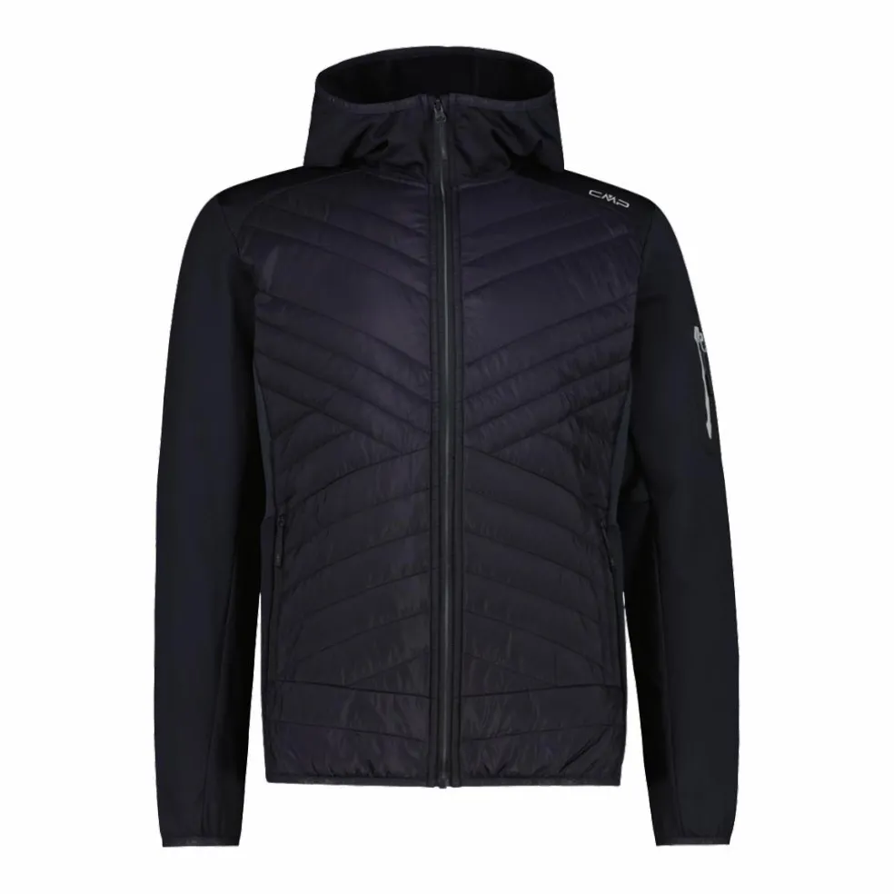 Hybridjacke Unlimitech aus Stretch Performance mit Kapuze für Herren