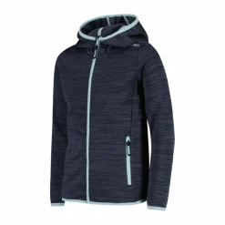 Jacke aus Knit Tech mit Kapuze für Jungen