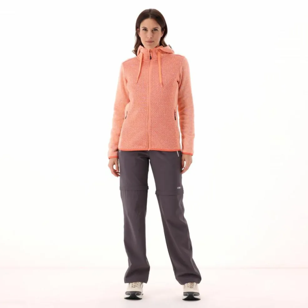 Jacke aus Knit Tech mit Kapuze für Damen