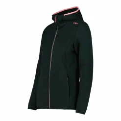 Jacke aus Kunstfell Stretch Performance für Damen mit Kapuze