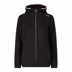Jacke aus Kunstfell Stretch Performance für Damen mit Kapuze