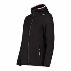 Jacke aus Kunstfell Stretch Performance für Damen mit Kapuze