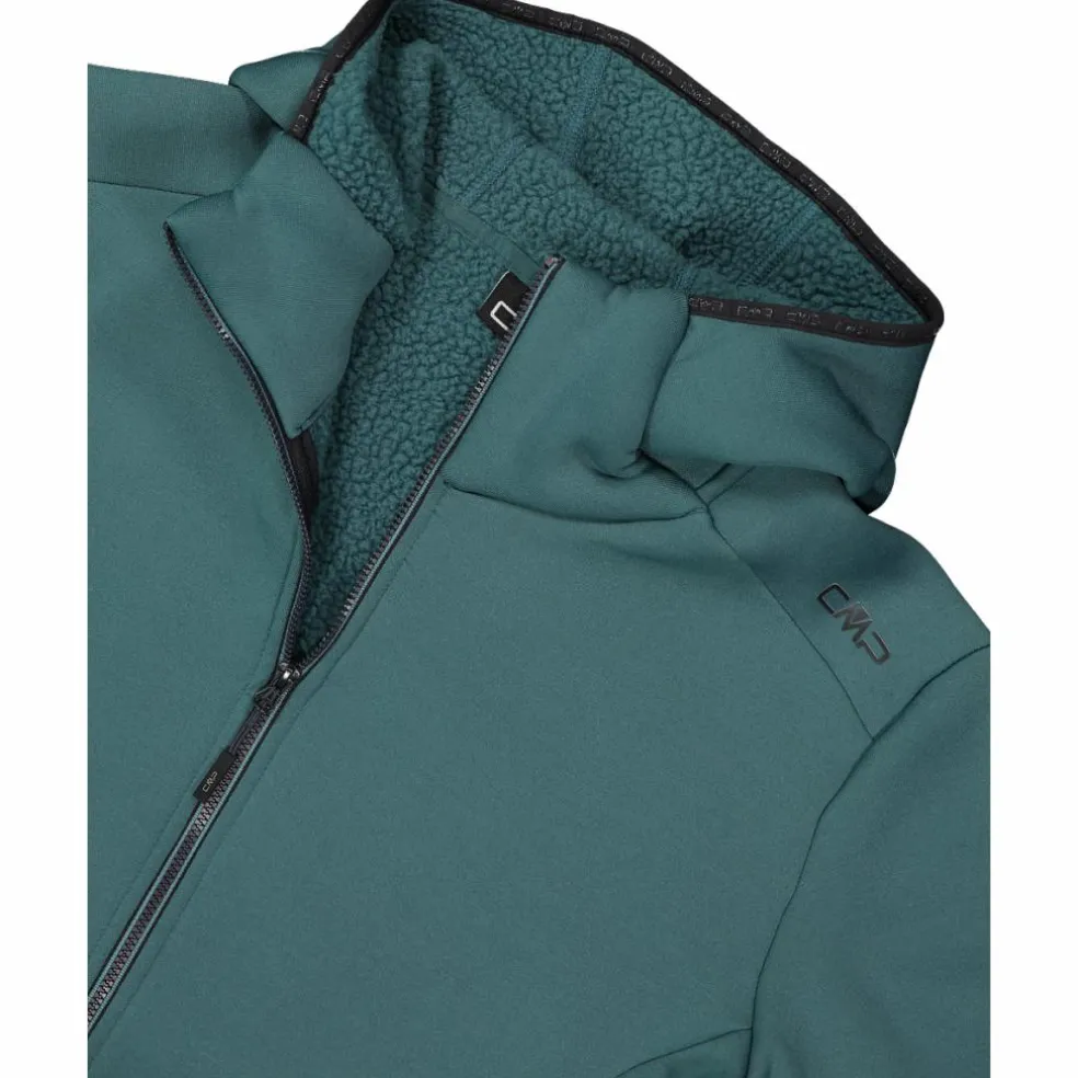 Jacke aus Kunstfell Stretch Performance für Herren mit Kapuze