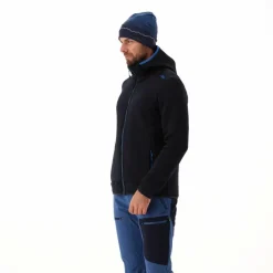 Jacke aus Kunstfell Stretch Performance für Herren mit Kapuze