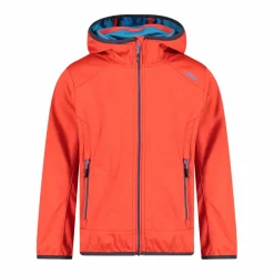 Jungen Jacke aus leichtem Softshell, mit Fix Hood