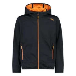 Jungen Jacke aus leichtem Softshell, mit Fix Hood