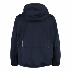 Jungen Jacke aus leichtem Softshell, mit Fix Hood