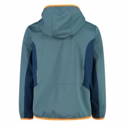 Jungen Jacke aus leichtem Softshell, mit Fix Hood