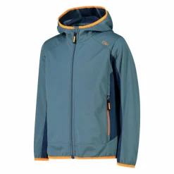 Jungen Jacke aus leichtem Softshell, mit Fix Hood