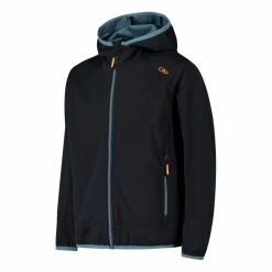 Jungen Jacke aus leichtem Softshell, mit Fix Hood