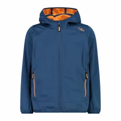 Jungen Jacke aus leichtem Softshell, mit Fix Hood