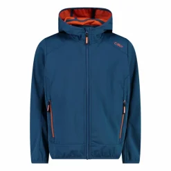 Jungen Jacke aus leichtem Softshell, mit Fix Hood