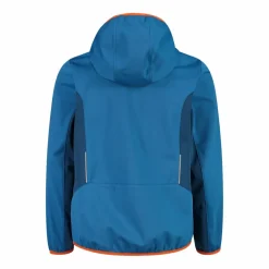 Jungen Jacke aus leichtem Softshell, mit Fix Hood
