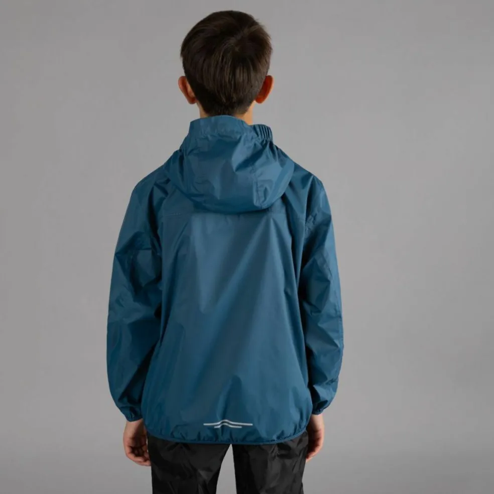 Jungen packable wasserdichte Jacke