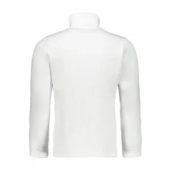 Jungen Stretch Performance Stehkragenshirt mit kurzem Reißverschluss