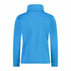 Jungen Stretch Performance Stehkragenshirt mit kurzem Reißverschluss