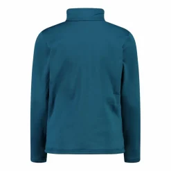 Jungen Stretch Performance Stehkragenshirt mit kurzem Reißverschluss