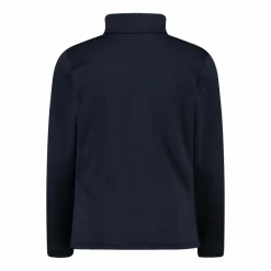 Jungen Stretch Performance Stehkragenshirt mit kurzem Reißverschluss