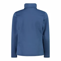 Jungen Stretch Performance Stehkragenshirt mit kurzem Reißverschluss