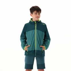 Jungen-Shell aus zweifarbigem Ripstop