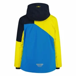 Jungen-Skijacke aus Twill mit fester Kapuze