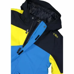 Jungen-Skijacke aus Twill mit fester Kapuze