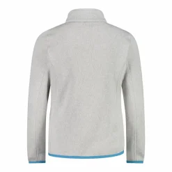 Kapuzenlose Mädchen schweres Fleecejacke Knit-Tech in melierter Optik