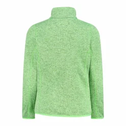 Kapuzenlose Mädchen schweres Fleecejacke Knit-Tech in melierter Optik