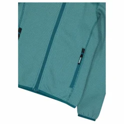 Kapuzenlose Mädchen schweres Fleecejacke Knit-Tech in melierter Optik