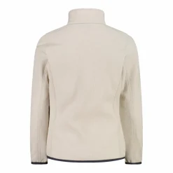 Kapuzenlose Mädchen schweres Fleecejacke Knit-Tech in melierter Optik