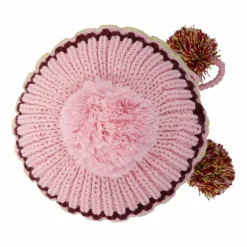 Kinder-Strickmütze mit Bommel