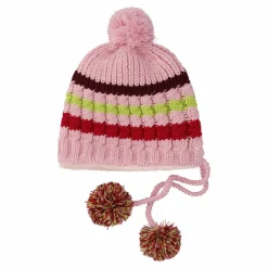 Kinder-Strickmütze mit Bommel