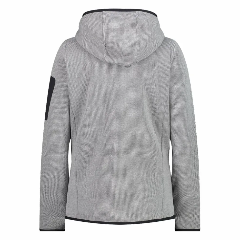 Knit-Tech-Fleece mit Kapuze und Mesh