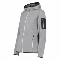 Knit-Tech-Fleece mit Kapuze und Mesh