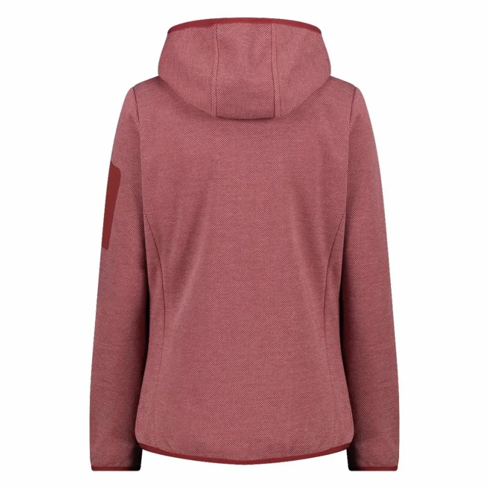 Knit-Tech-Fleece mit Kapuze und Mesh