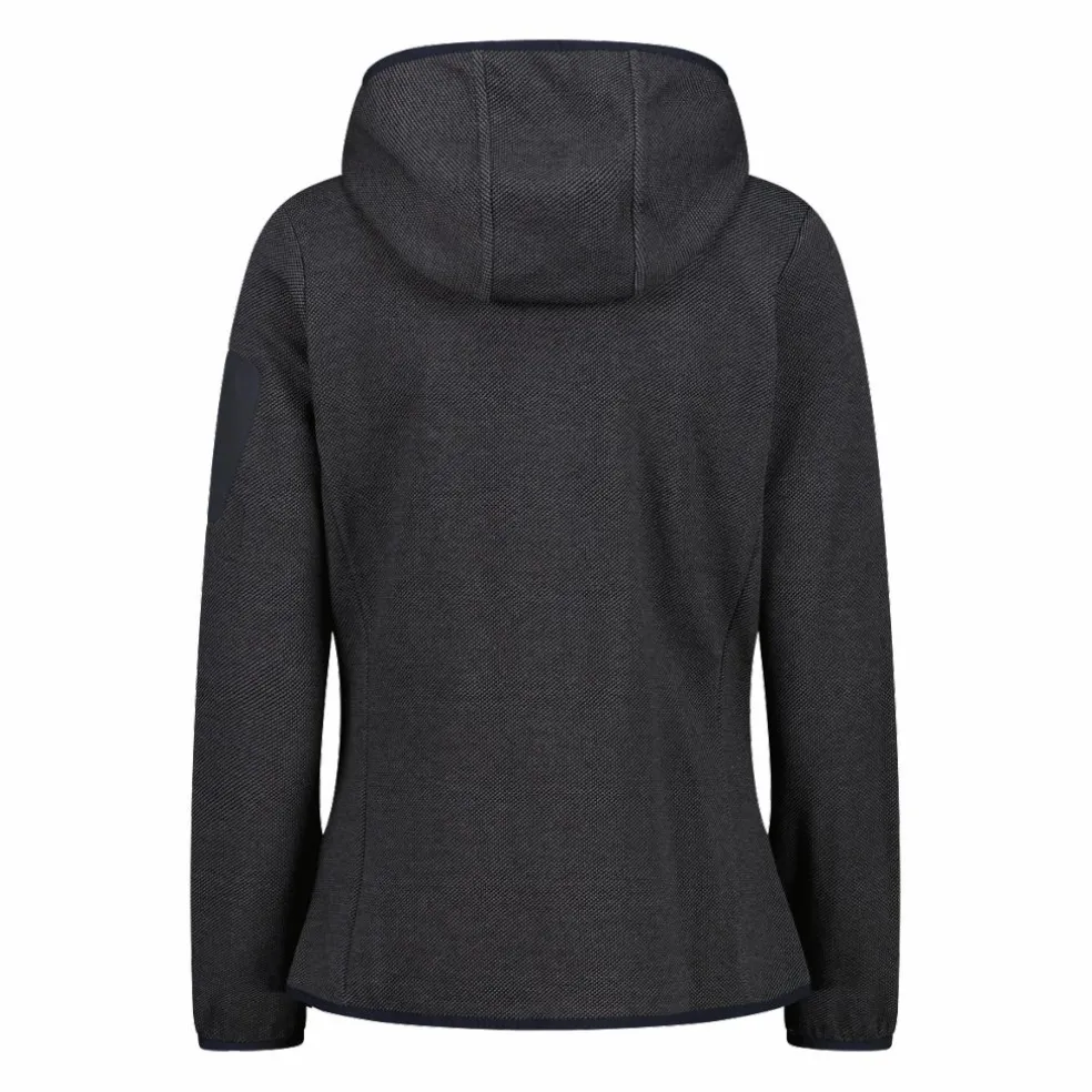 Knit-Tech-Fleece mit Kapuze und Mesh