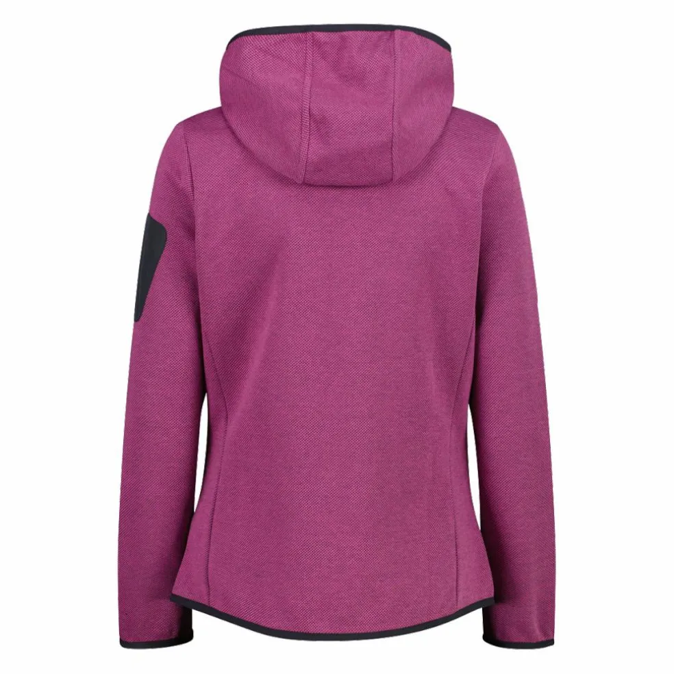 Knit-Tech-Fleece mit Kapuze und Mesh