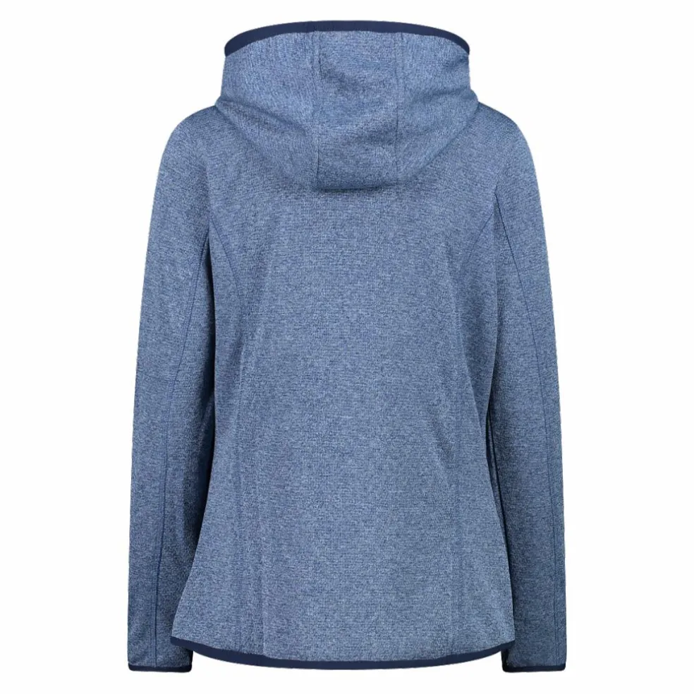 Knit-Tech-Fleece mit Kapuze und Mesh