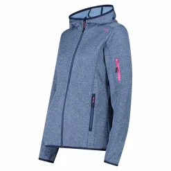 Knit-Tech-Fleece mit Kapuze und Mesh