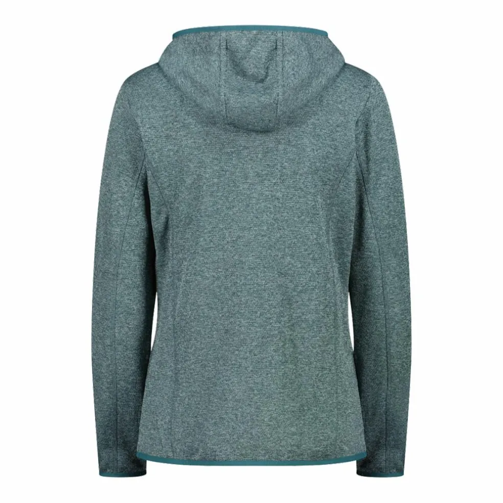 Knit-Tech-Fleece mit Kapuze und Mesh