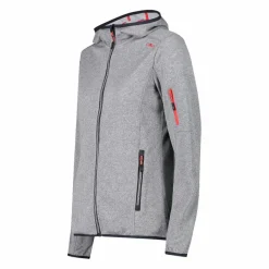 Knit-Tech-Fleece mit Kapuze und Mesh