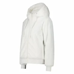 Kunstpelzjacke für Damen mit Kapuze