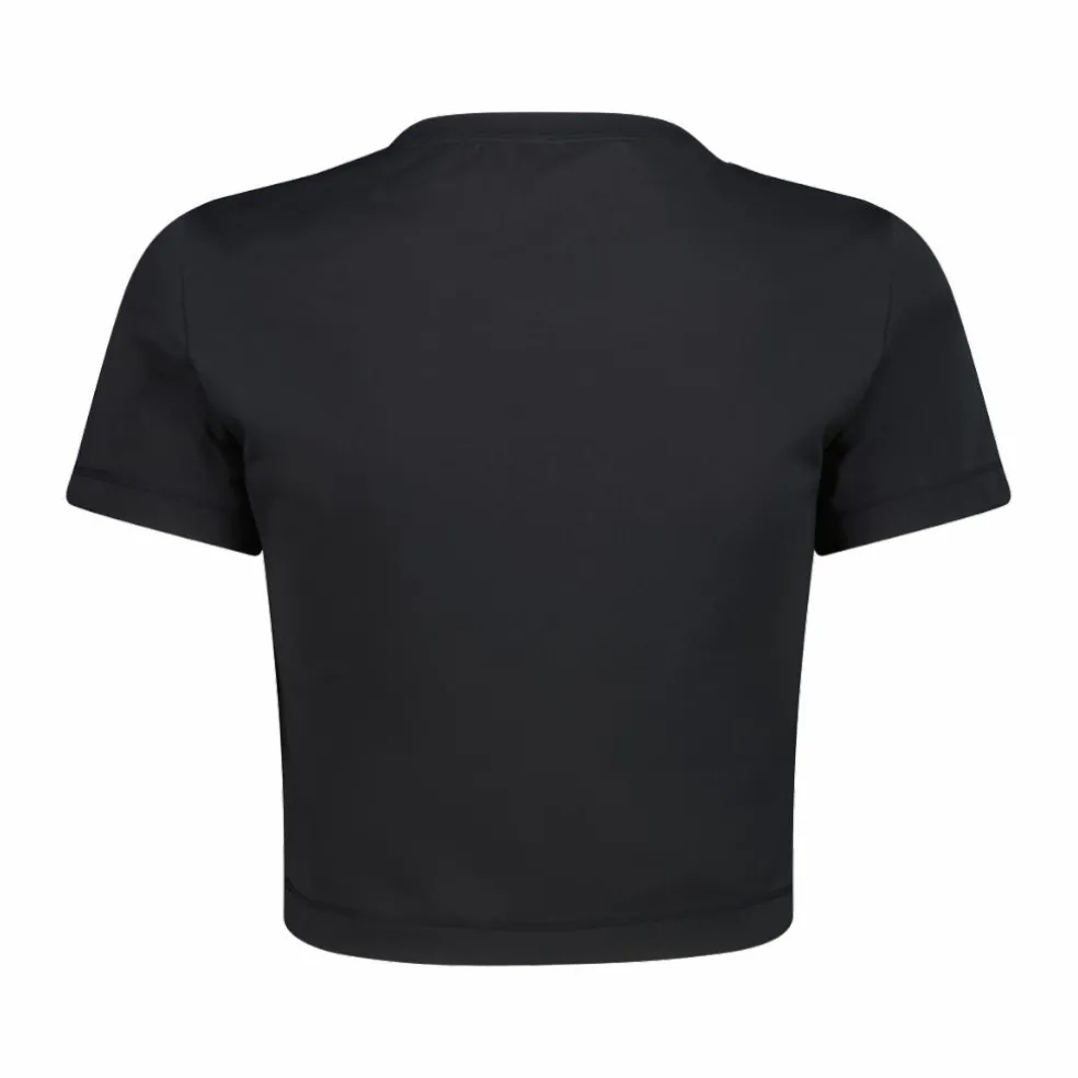 Kurzarm-Top für Damen aus Stretch-Polyamid