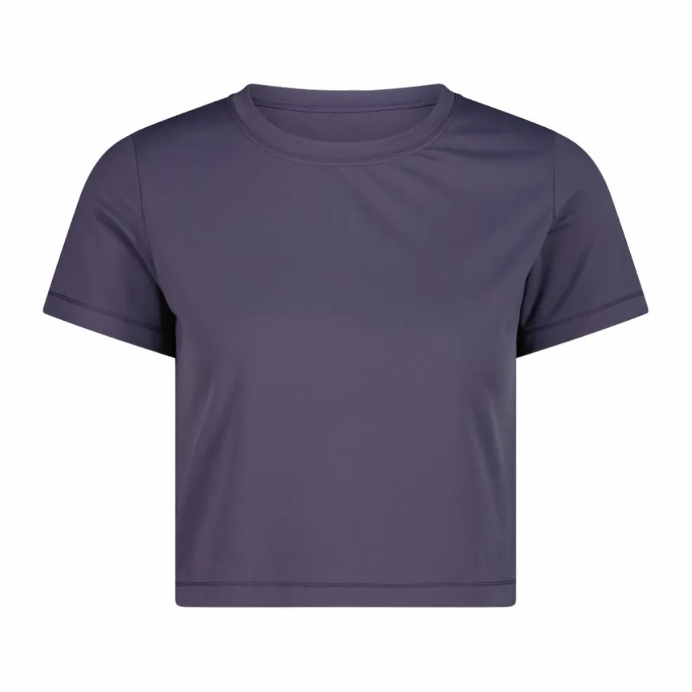 Kurzarm-Top für Damen aus Stretch-Polyamid