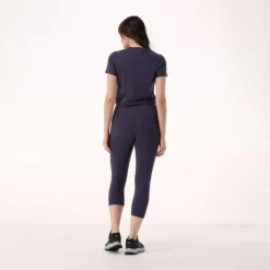 Kurzarm-Top für Damen aus Stretch-Polyamid