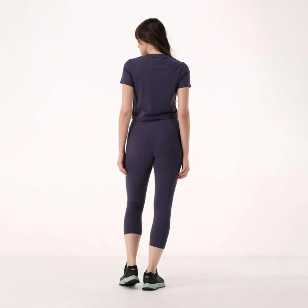 Kurzarm-Top für Damen aus Stretch-Polyamid