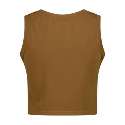 Kurzes Damen-Tanktop aus Stretch-Polyamid